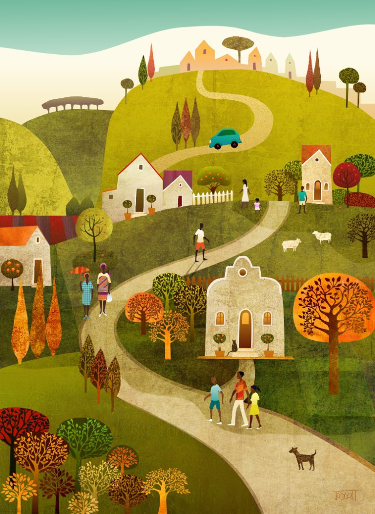 Hill Country Card Jo Scott Art